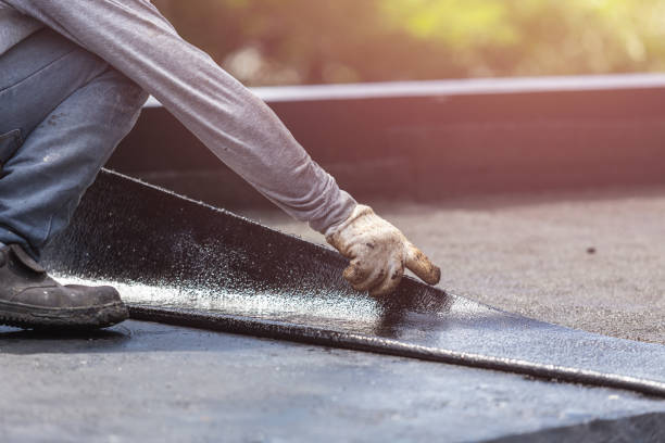 Professional Exterior Waterproofing technician working in Edison, GA